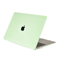 Casing Laptop Warna Solid Polos untuk MacBook Air 13.6 M2/M3/M4 Bahan PC Tahan Air & Tahan Guncangan