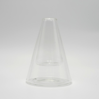 Diffuseur en verre fait main joyeux Noël unique Bouteille vide de parfum Aroma Reed Diffuseur Bouteille en verre Bouteille de parfum de faveur