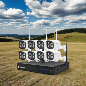 8CH H.265 IP66 không thấm nước ngoài trời hệ thống an ninh 5MP <span class=keywords><strong>Wifi</strong></span> ip <span class=keywords><strong>camera</strong></span> trong nhà mạng không dây CCTV NVR Bộ dụng cụ OEM tùy chỉnh RoHS - Product Image 6