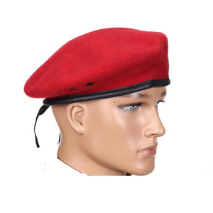 Robuste universel hommes femmes unisexe respirant pure laine <span class=keywords><strong>béret</strong></span> assaut casquettes noir escadrons de la mort Camp d'entraînement Olive chapeau <span class=keywords><strong>béret</strong></span> - Product Image 2