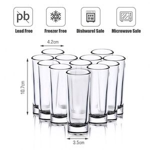 Verres à shot de whisky personnalisés de 3 oz en gros, verres à vin vierges pour sublimation, tasses en verre pour fêtes et Noël - Product Image 3