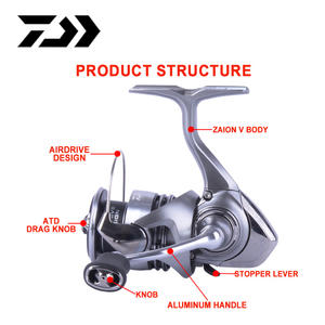 بكرة صيد جديدة أصلية من <span class=keywords><strong>DAIWA</strong></span> 23 EXCELER liter بكرة صيد 6bt/الغزل/من نوع salo/spining/salكاندر معدنية بكرة صيد في المياه - Product Image 3