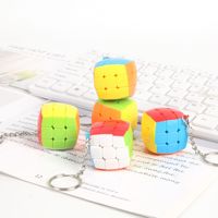 Mini cube magique, puzzle de décompression, porte-clés, mini cube pendentif, cadeaux et artisanat, jouets promotionnels