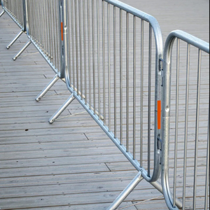 Pagar Penghalang Lalu Lintas Logam Anti Karat, Dilas, Galvanis, Sementara, Dapat Dilepas, Pengendali Kerumunan - Product Image 2