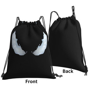 Custom Wholesale Prices Hot Selling <b>Drawstring</b> Bag Custom Logo & Size Eco-Friendly Solid Color Double <b>Drawstring</b> Bags - Product Image 4