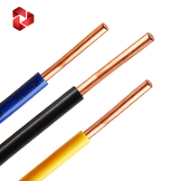 Hochwertiges Flexibles Kupferkabel PVC-Isoliert 1,5mm 2,5mm 6mm 20mm für Haus Bau Industrie Marine CE RoHS