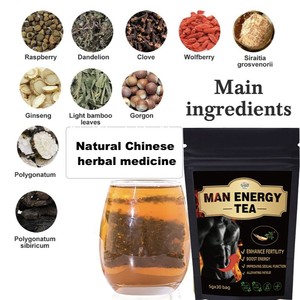 Natuurlijke Mannelijke Energie & Reproductieve Ondersteuning Thee-Vitaliteit & Vruchtbaarheid Verbetering Kruideninfusie Thee - Product Image 3