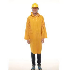 Impermeables de Buena Calidad, Impermeable Amarillo de PVC y Poliéster, Chaqueta Impermeable, Poncho Estampado - Product Image 2