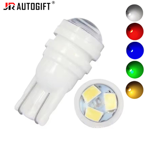 T10 dẫn 2835 3smd 194 168 bóng đèn gốm 12V 24V xe nội thất Đèn đọc sách rộng bảo hiểm tấm giấy phép ánh sáng màu đỏ màu vàng màu xanh lá cây - Product Image 1