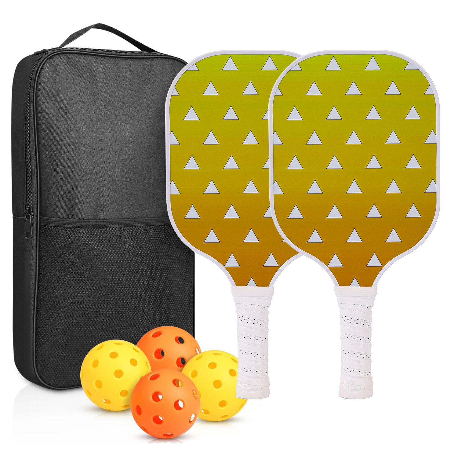 High Quality Customized Fiberglass Pickleball Paddle Competition Special Honeycomb Core Pickup Racket for Training Entertainment