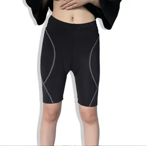高腰防滑腿夹高级无缝半裤紧身衣3D凝胶硅胶加厚旋转自行车骑行短裤