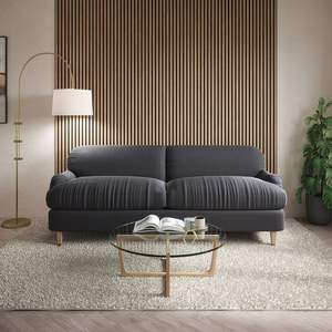 Panneau acoustique en bois massif écologique au design moderne avec revêtement en polyester pour la décoration d'hôtel et de salon, insonorisant - Product Image 1