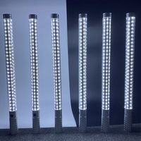 Bâton stroboscopique LED en alliage d'aluminium rechargeable de 60cm de long pour bouteille de champagne Bâton lumineux LED pour bouteille de champagne