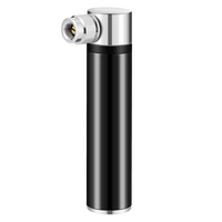 Mini pompe à vélo haute pression 120 PSI, portable, en alliage d'aluminium, étanche, durable, avec manomètre, fonctionnement manuel