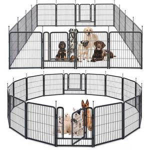Joypet Verschillende Grootte Buiten Hondenhek Opvouwbare Hondenbox Hekwerk Tijdelijke Grote Hondenkennel - Product Image 1