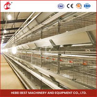 Cage de ponte pour poulets de ponte de type H Équipement automatique pour volaille Cages de batterie pour poules de pondeuse