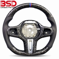 Volant en fibre de carbone forgé sur mesure avec LED Rpm pour BMW G21 G22 G23 G30 G31 G38 G80 G82 G83 5 M2 M3 M6 F46 F45