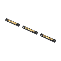 Pogo Pin konektor magnetik tahan air, konektor daya magnetik 2 3 4 5 6 7 8 9 10 12pin