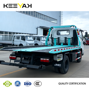 Camion de <span class=keywords><strong>remorquage</strong></span> 4x2 à <span class=keywords><strong>plateau</strong></span> inclinable JMC de 5 tonnes, diesel, petit camion de <span class=keywords><strong>remorquage</strong></span> chinois pour le sauvetage et les véhicules accidentés, vente chaude - Product Image 3