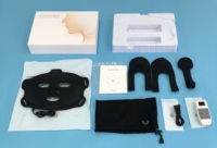 Masque facial LED 4D à 4 puces de lumière rouge, masque de luminothérapie LED en silicone, certifié médical 510k
