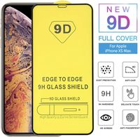 Protection d'écran de téléphone en verre trempé 9D pleine couverture antichoc de haute qualité pour iPhone 18 17 16E 15 14 13 12 11 - Prix de gros