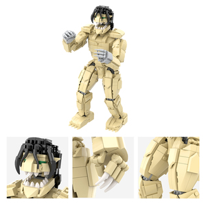 NUOVO Set di Costruzioni Anime L'Attacco dei Giganti, Modello Scenico in Plastica per Bambini, Blocchi MOC, Puzzle Giocattolo 728 Pezzi - Product Image 3