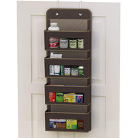 Organisateur de voyage pliable portable en acier inoxydable à suspendre, boîte de rangement murale pour armoire, salle de bain, vêtements et cuisine