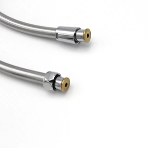 Manguera de Ducha de PVC Plateada de Diseño Flexible, Resistente a la Alta Presión, Antideslizante, Manguera de Repuesto para Baño - Product Image 3