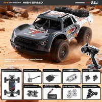 Voiture télécommandée sans balais transfrontalière, voiture de course RC professionnelle, rallye, escalade à grande vitesse, voiture jouet modifiée pour adultes