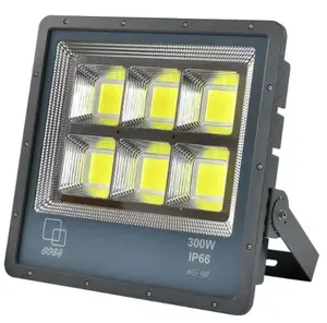 住宅大功率体育场智能COB IP66 100W 200W 300W 500W灯具室外泛光灯发光二极管泛光灯