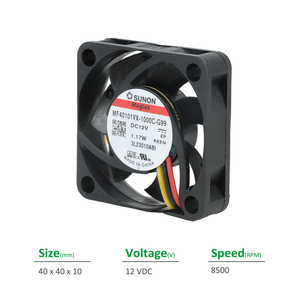 Sunon MF40101VX-1000C-G99 oem/odm 87mA 12VDC ขนาด40x40x10มม. 1.17วัตต์8500รอบต่อนาทีระบบ9.9CFM อินเวอร์เตอร์แบบแกนสำหรับตู้บรรจุไอระเหย - Product Image 2