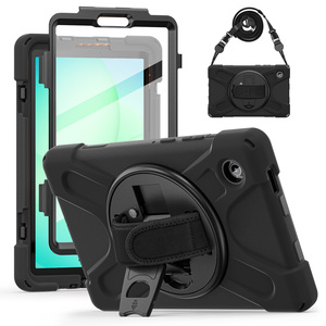 Custodia Rigida Antiurto in Silicone con Tracolla per Samsung <span class=keywords><strong>Galaxy</strong></span> <span class=keywords><strong>Tablet</strong></span> A11 8.7 Cover e Custodie per <span class=keywords><strong>Tablet</strong></span> - Product Image 3