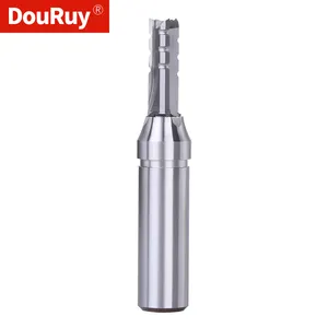 DouRuy 3 Flutes Straight Bits Wood Router Bits For Woodworking Milling Cutter Wood Tools Router Bit End Mill