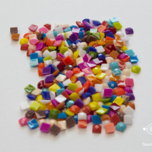 L-116 Usine OEM ODM <span class=keywords><strong>DMC</strong></span> 447 couleurs Perles de peinture <span class=keywords><strong>diamant</strong></span> carrées en résine 2,5 mm pour mosaïque - Product Image 4