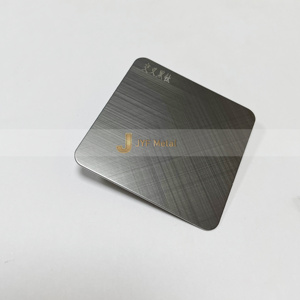 JIS Standard 304 Stainless Steel Sheet <b>Plate</b> No.4 <b>Surface</b> Finish 0.5-0.8mm Thickness Customizable Cutting Bending Wall/Ceiling - Product Image 5