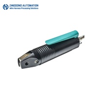 Machine à sertir les bornes pneumatique semi-automatique portable DINGGONG DG-109 0.14-2.5mm² pour cosses et extrémités de câbles de faisceaux de câbles