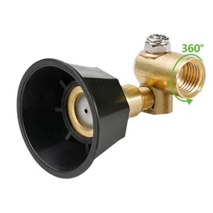 Boquilla pulverizadora de agua con rociador ajustable de 360 grados, boquilla atomizadora de latón, cabezales de boquilla para riego. - Product Image 1