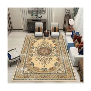 Customized Luxury flower design hand carved tufted 100% Chinese wool hand made rugs and carpets for living room