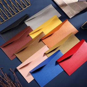 <span class=keywords><strong>Enveloppes</strong></span> d'invitation professionnelles rétro couleur unie personnalisée, style occidental, en carton offset, spécialité publicitaire - Product Image 3