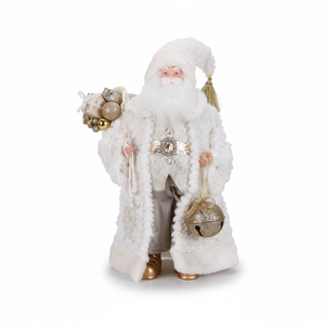 Fournisseur direct d'usine, décorations de Noël nordiques, Père Noël blanc, 90 cm, Papai Noel Squichi - Product Image 3