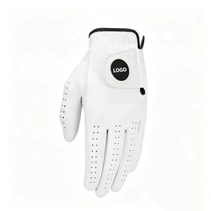 Guante de Golf Personalizado con Logotipo, de Piel de Oveja Cabretta, Antideslizante, Transpirable, con Marcador de Pelota de Golf - Product Image 2