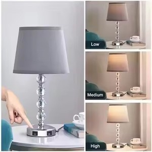 USB 충전식 거실, 다이닝룸, 침실용 현대적인 창의적인 패브릭 테이블 램프, 책상 옆 조명 - Product Image 5