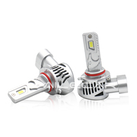 Bombilla LED para Faros Delanteros AILECAR J1L30 9005 HB3, 12V 32W 3100LM 6000K, Enchufar y Usar, Súper Brillante, Reemplazo de Luz Alta