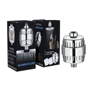 Filtre de douche pour eau dure, filtre de douche haute performance pour éliminer le chlore et le fluorure, filtre de pomme de douche à 25 étapes - Product Image 1