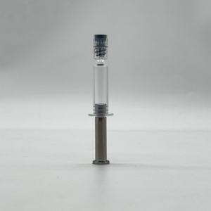 OEM Ready 1ml <b>Glass</b> Syringe Custom Color Logo Metal Plunger Sterile <b>Packaging</b> Options for Cosmetics - Product Image 5