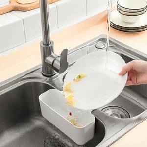Luxury Kitchenware Kitchen Utensils Chopsticks <b>Plastic</b> Cutlery Spoon Holder Box Cage Rack Storage Box - Product Image 4