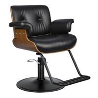 Chaise de coiffure tout usage, moderne, noire, ensemble de meubles de coiffeur, chaise de salon pour client