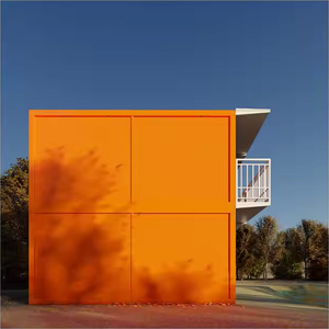 Casas Prefabricadas de Dos Pisos, Contenedorizadas, de Ensamblaje Rápido, Estructura de Acero con Panel Sándwich, Construcción <span class=keywords><strong>Modular</strong></span> Móvil - Product Image 3
