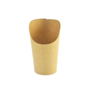<span class=keywords><strong>Taza</strong></span> desechable <span class=keywords><strong>de</strong></span> papel para patatas fritas personalizada, caja <span class=keywords><strong>de</strong></span> patatas fritas, tazas con cuchara para patatas fritas impresas con logotipo personalizado, tazas para aperitivos, fábrica personalizada - Product Image 1