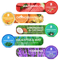 100% fait à la main en gros de luxe huile essentielle ingrédients naturels nettoyage douche vapeur arôme